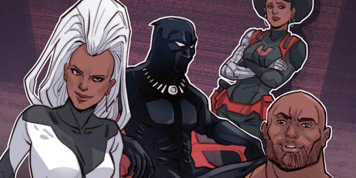 The Crew - Storm, Black Panther, Luke Cage, and Misty Knight
