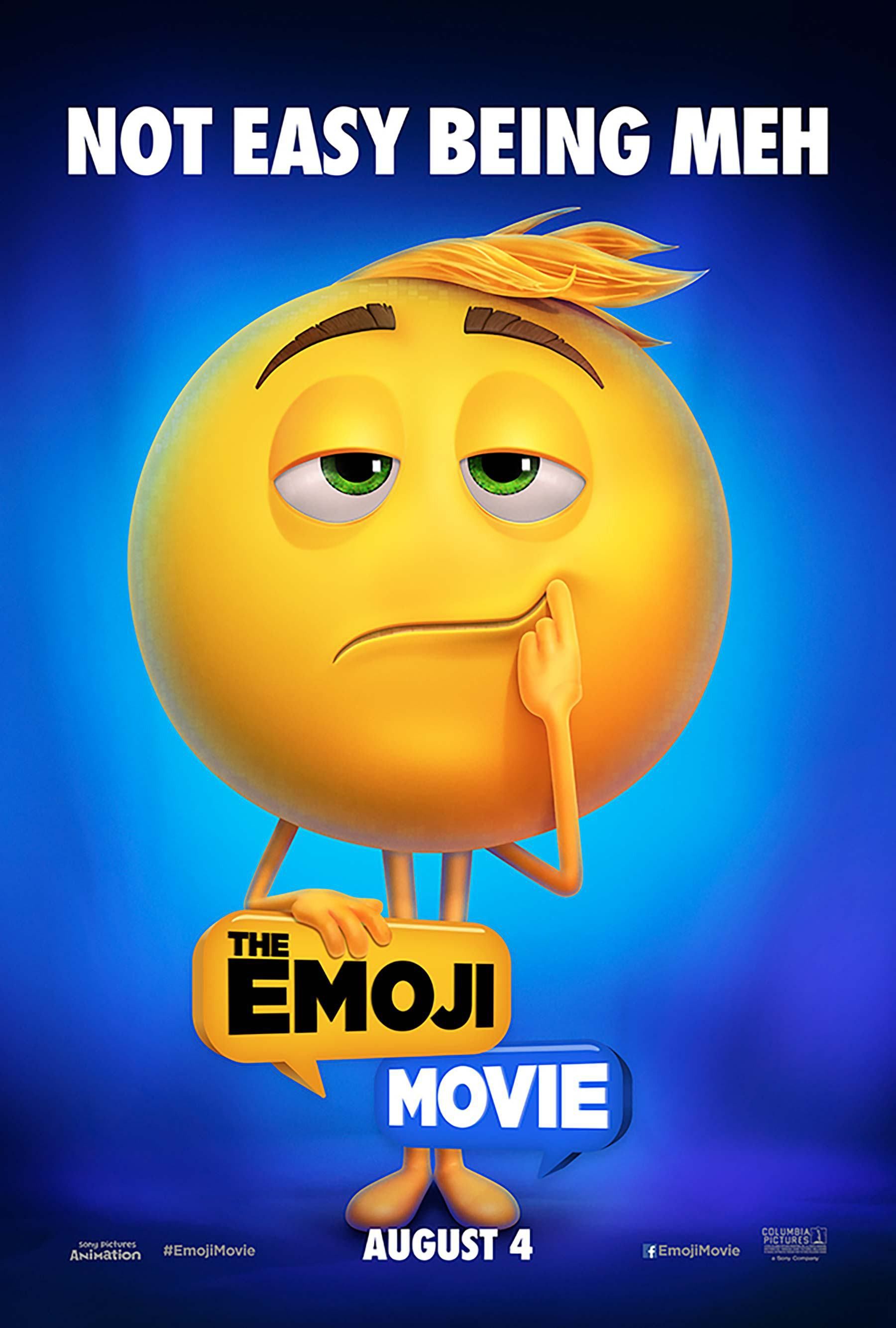 The Emoji Movie Meh poster