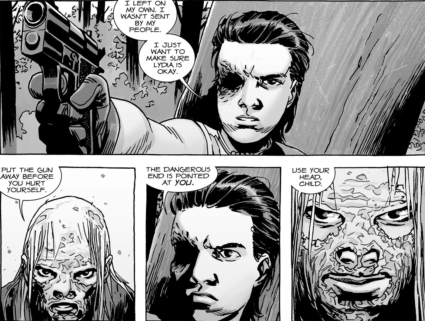 The Walking Dead Carl follows Lydia