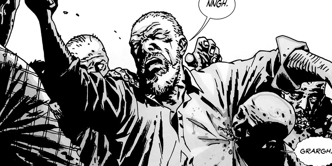 The Walking Dead Comic Douglas Monroe Gets Bitten By A Zombie