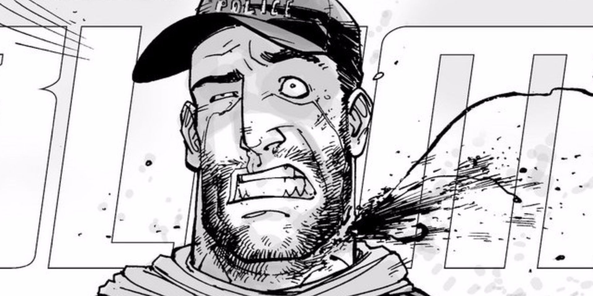 The Walking Dead Comic Shane Getting Shot In The Neck