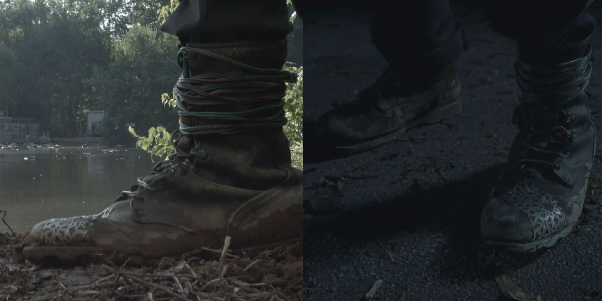 The Walking Dead Season 7 Midseason Finale Mystery Boots