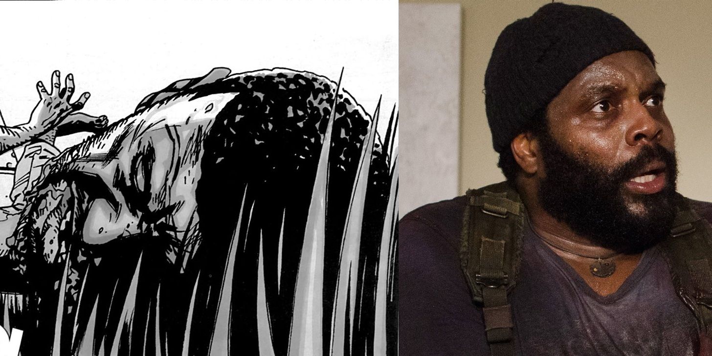 The Walking Dead Tyrese Dies In The Comic And Show