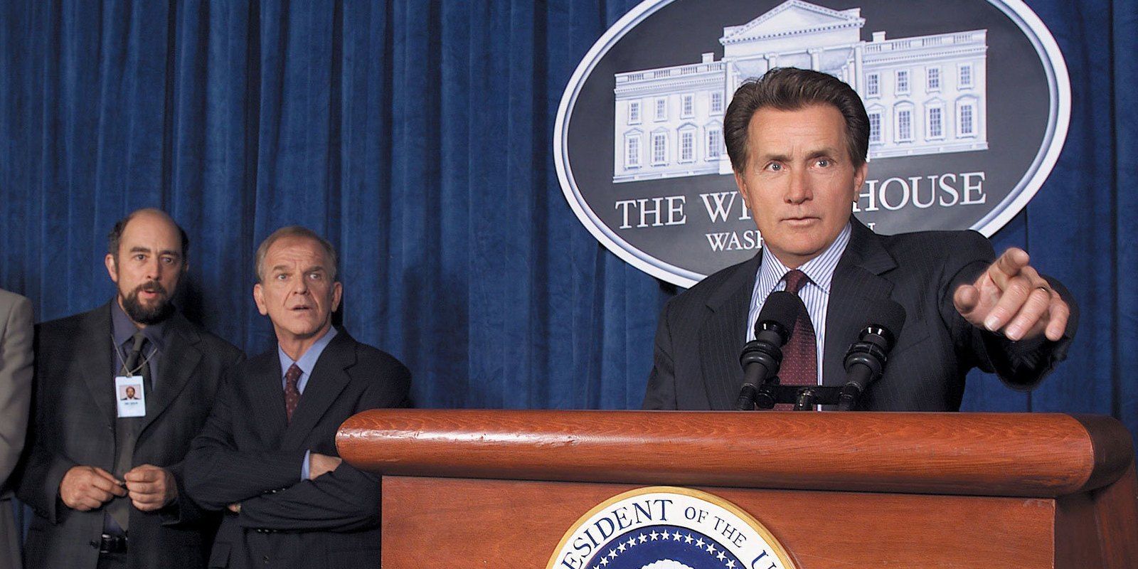 Martin Sheen as President Bartlet in The West Wing 