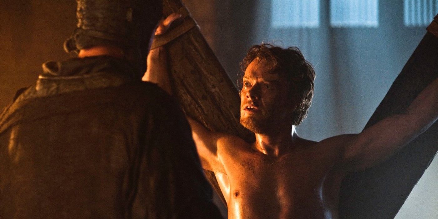 Theon held captive by Ramsay in Game of Thrones