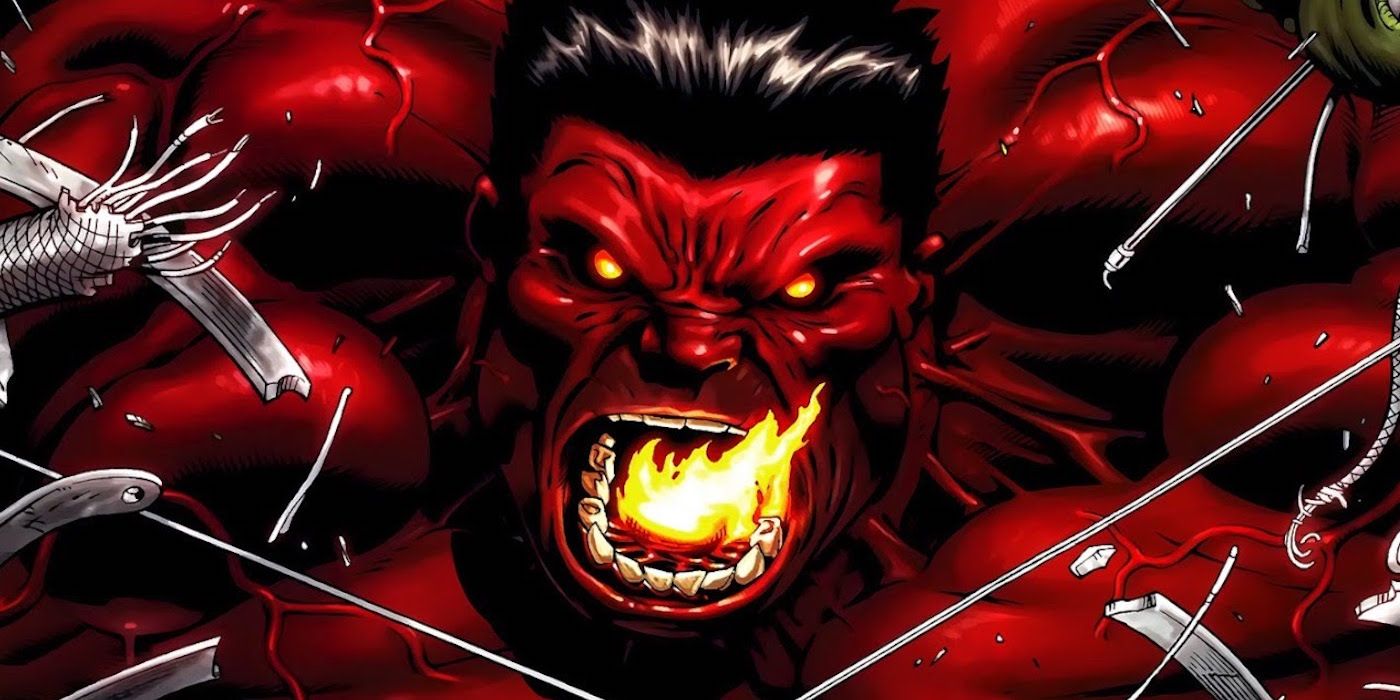 Thunderbolt Ross as The Red Hulk in Marvel Comics.