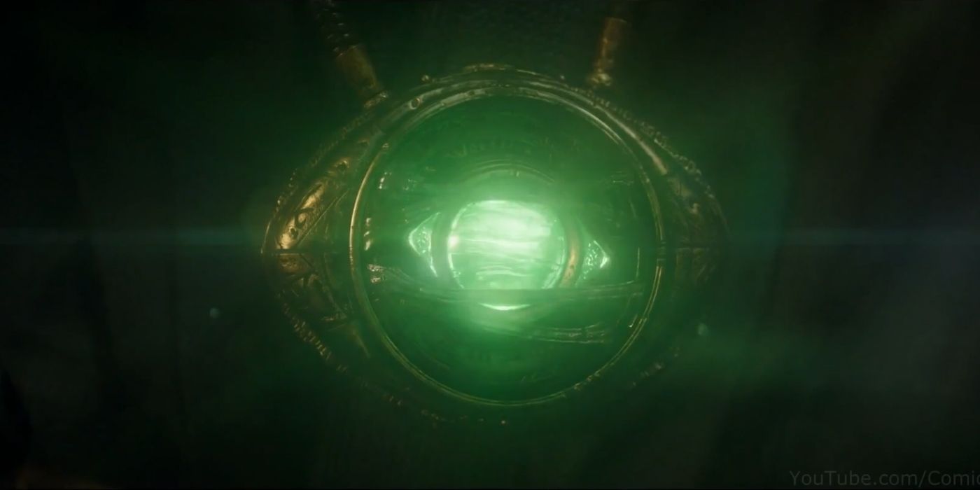 Time Infinity Stone In Eye of Agamotto In Dr Strange