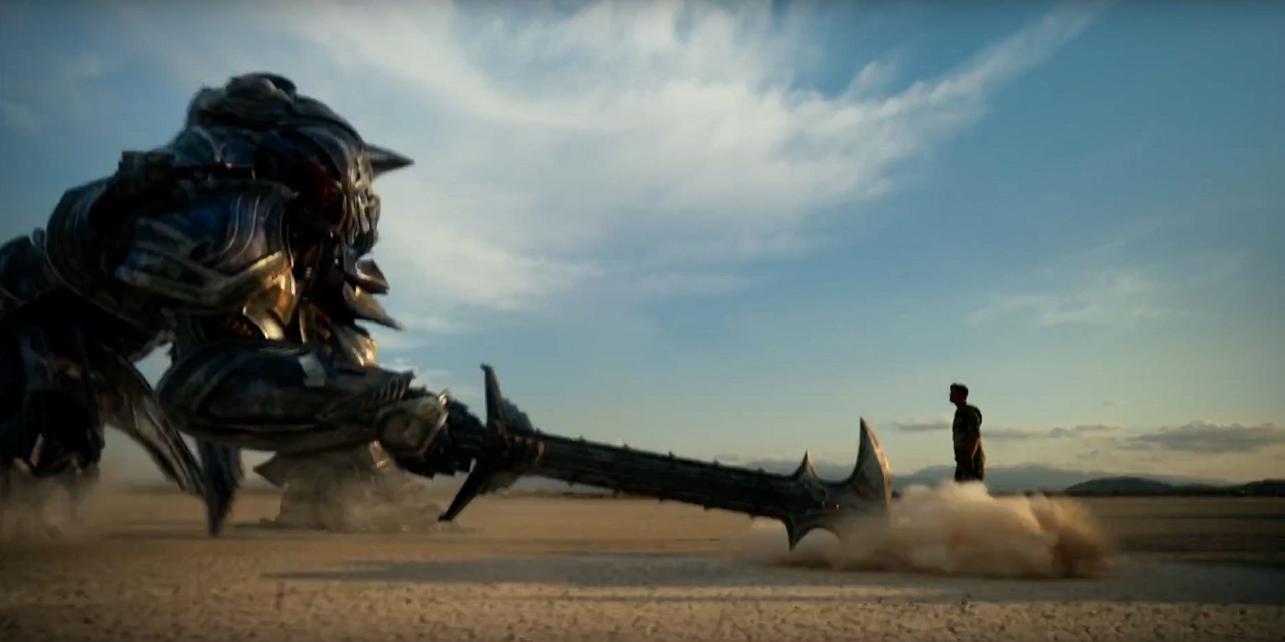 Transformers The Last Knight Trailer - Megatron with sword