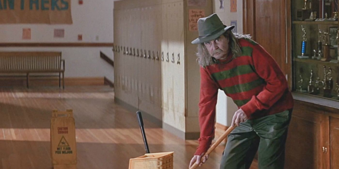 Wes Craven's cameo as Freddy Krueger in Scream