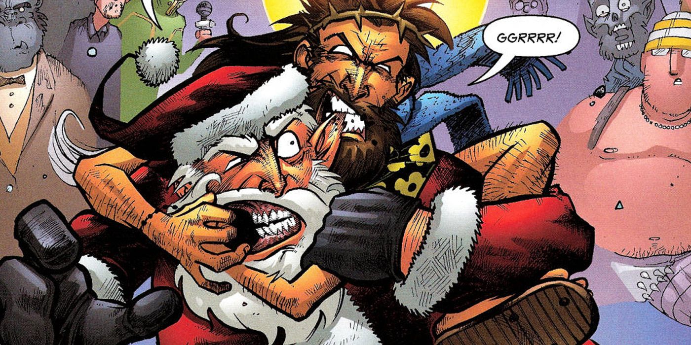 Battle Pope Christmas Special Jesus vs Santa