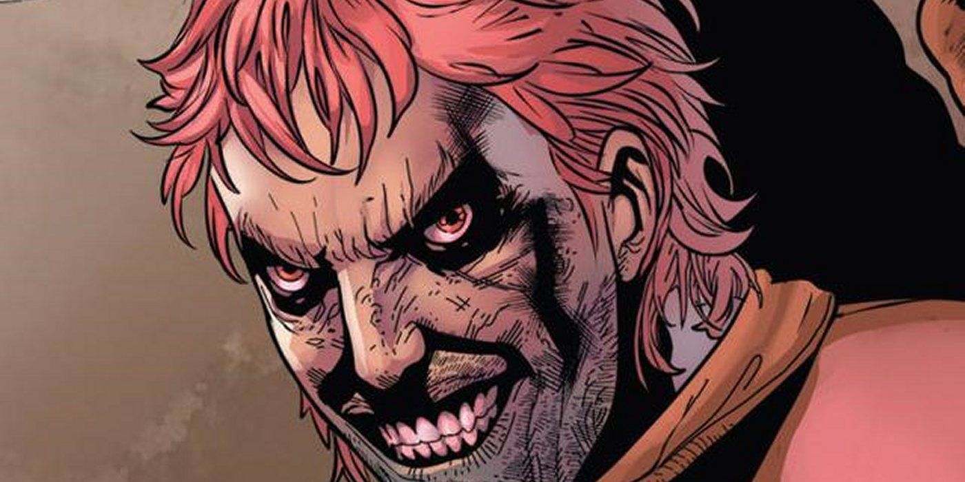Cletus Kasady smiling cruelly in Marvel comics