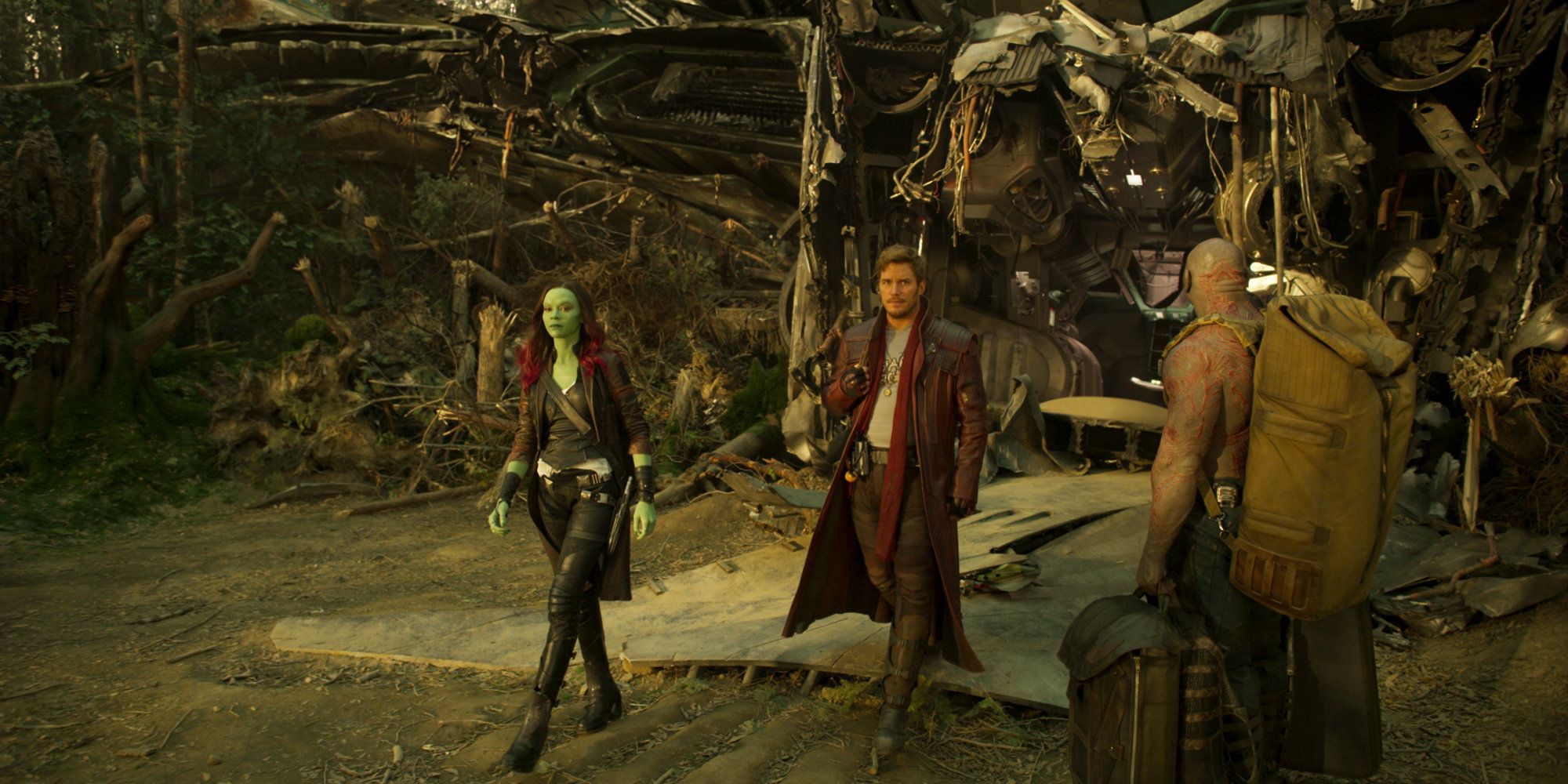 Guardians of the Galaxy 2 - Gamora, Star-Lord and Drax