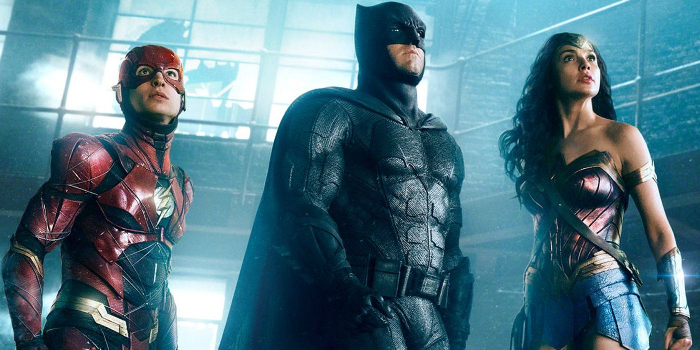 Justice League (2017) - The Flash, Batman and Wonder Woman