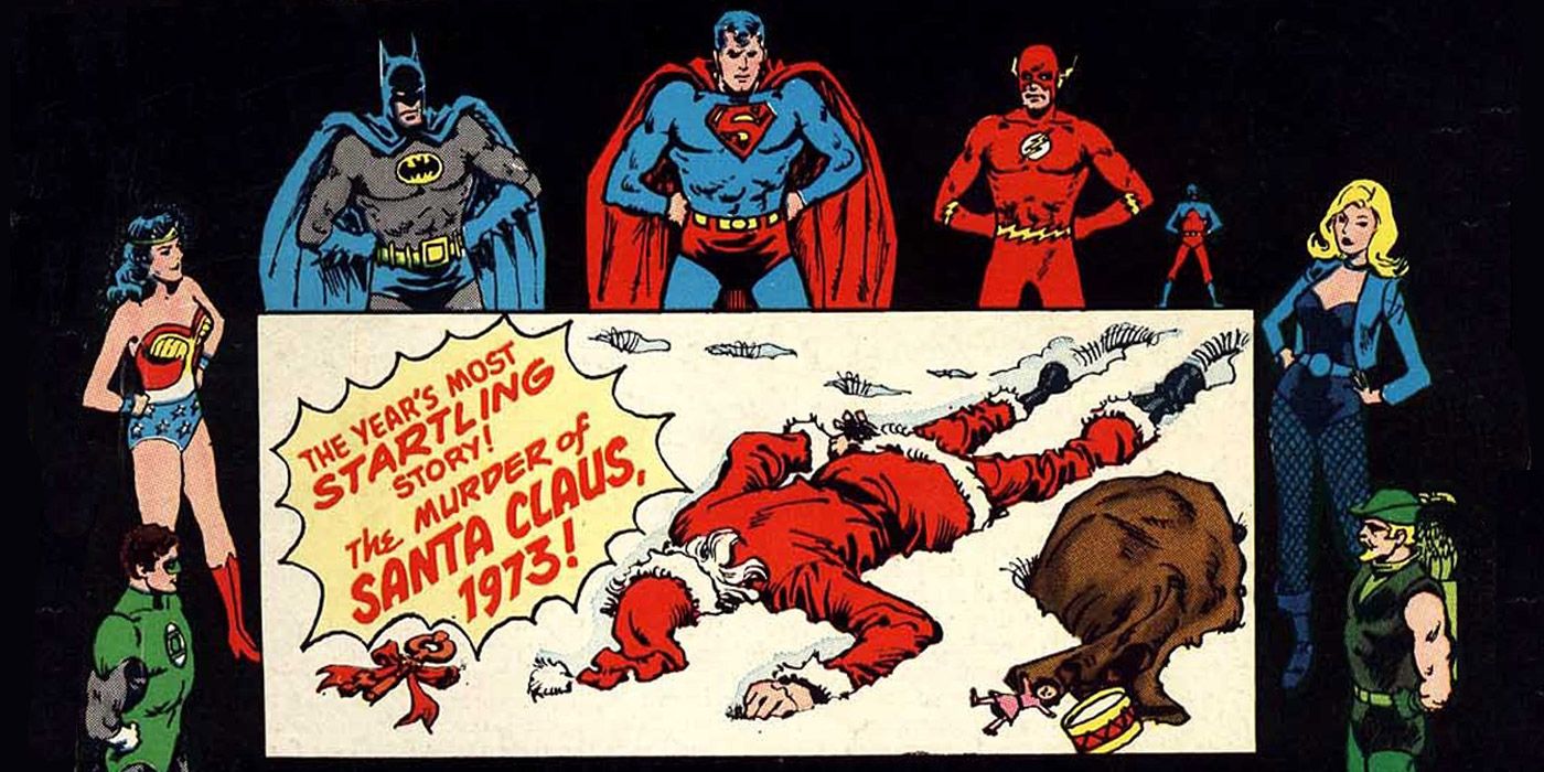 Justice League Santa Murdered Comic