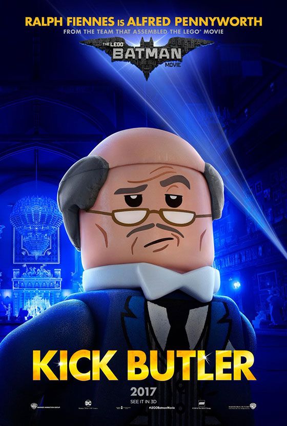 The LEGO Batman Movie Poster - Alfred