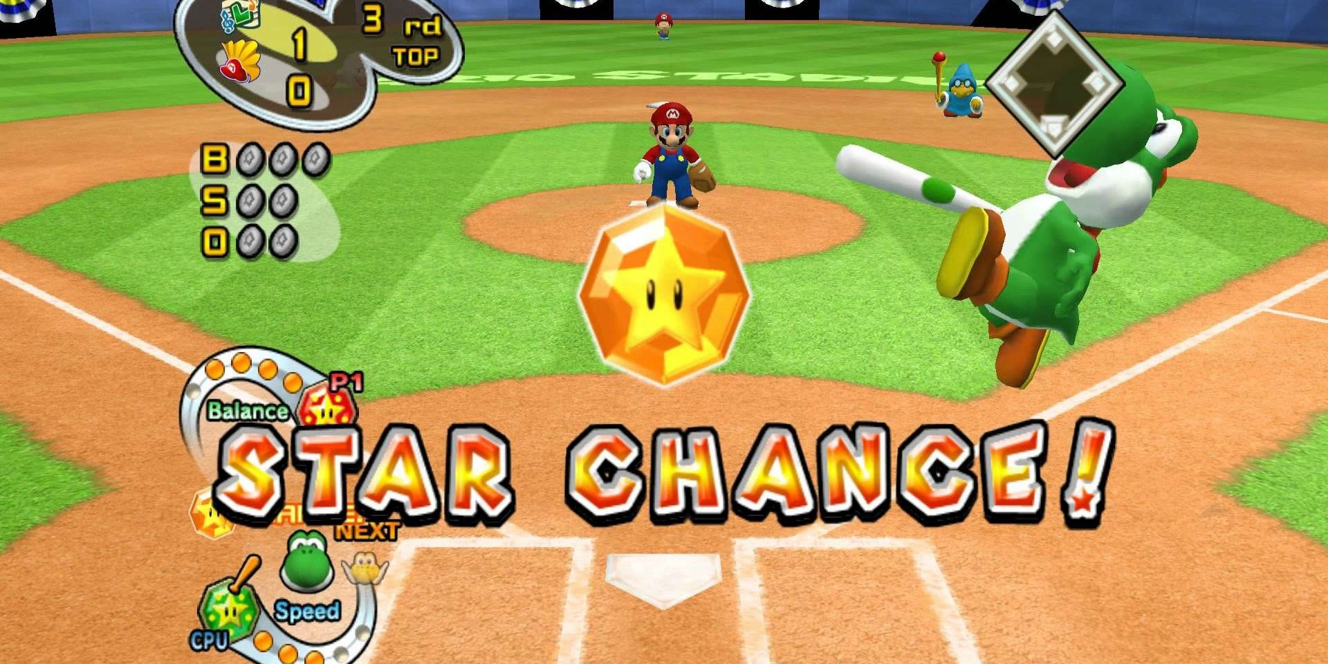Nintendo Mario Superstar Baseball gameplay