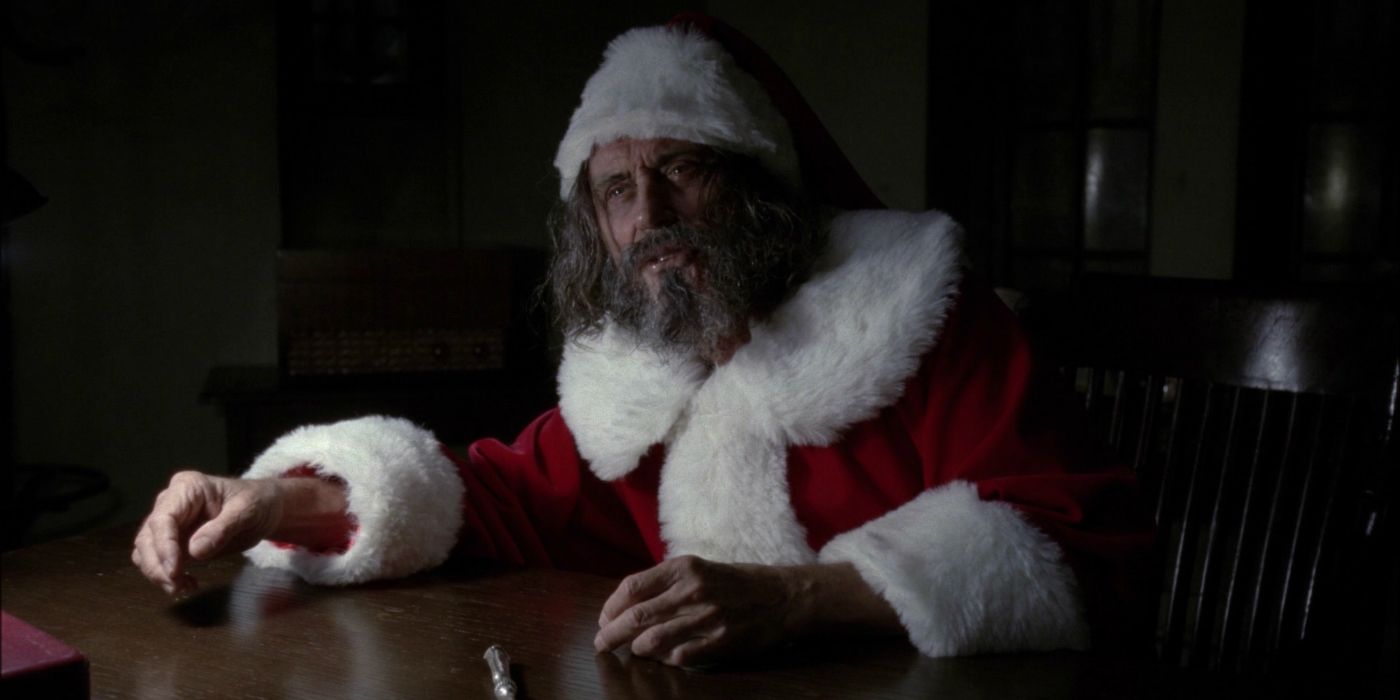 Leigh Emerson dressed as Santa in American Horror Story: Asylum