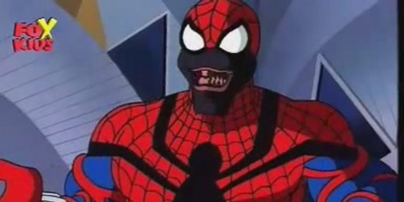 Spider-Carnage animated Spider-Man