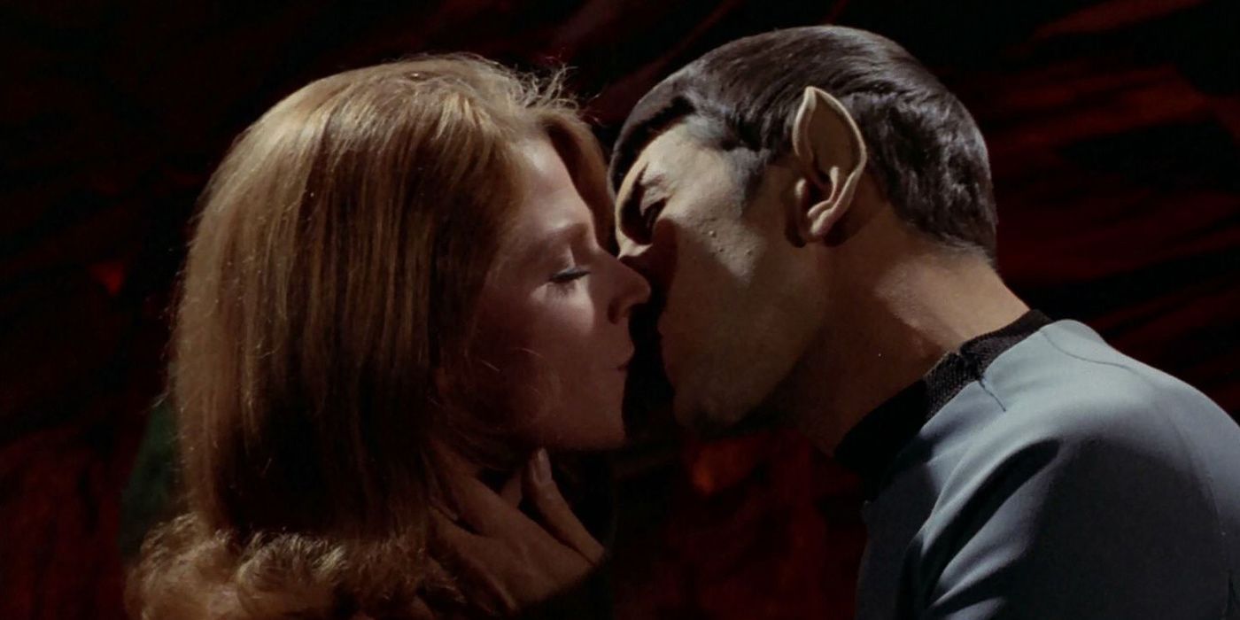 Spock and Zarabeth from Star Trek: TOS.