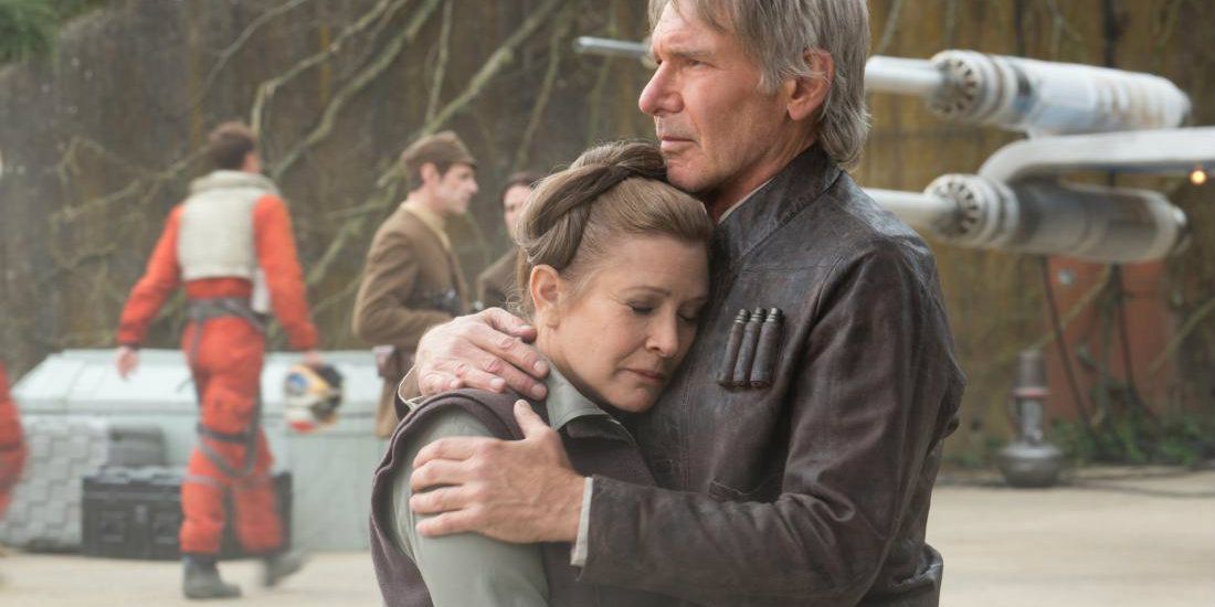 Star Wars - Leia and Han hugging