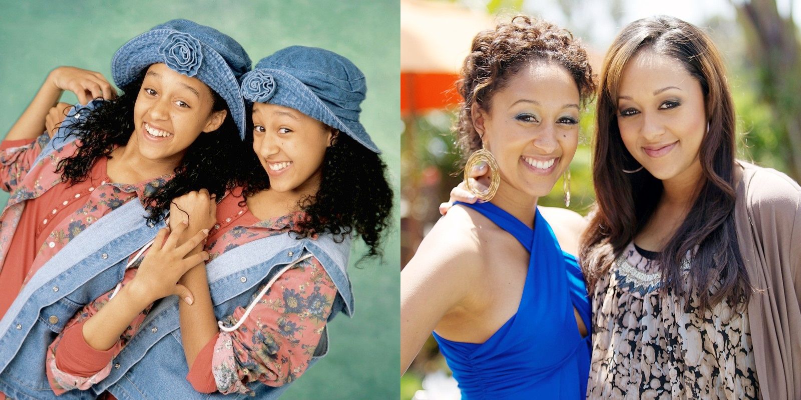 Tia and Tamera Mowery then and now