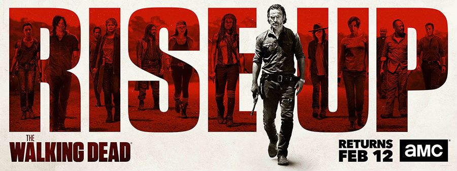 The Walking Dead Banner - Rise Up