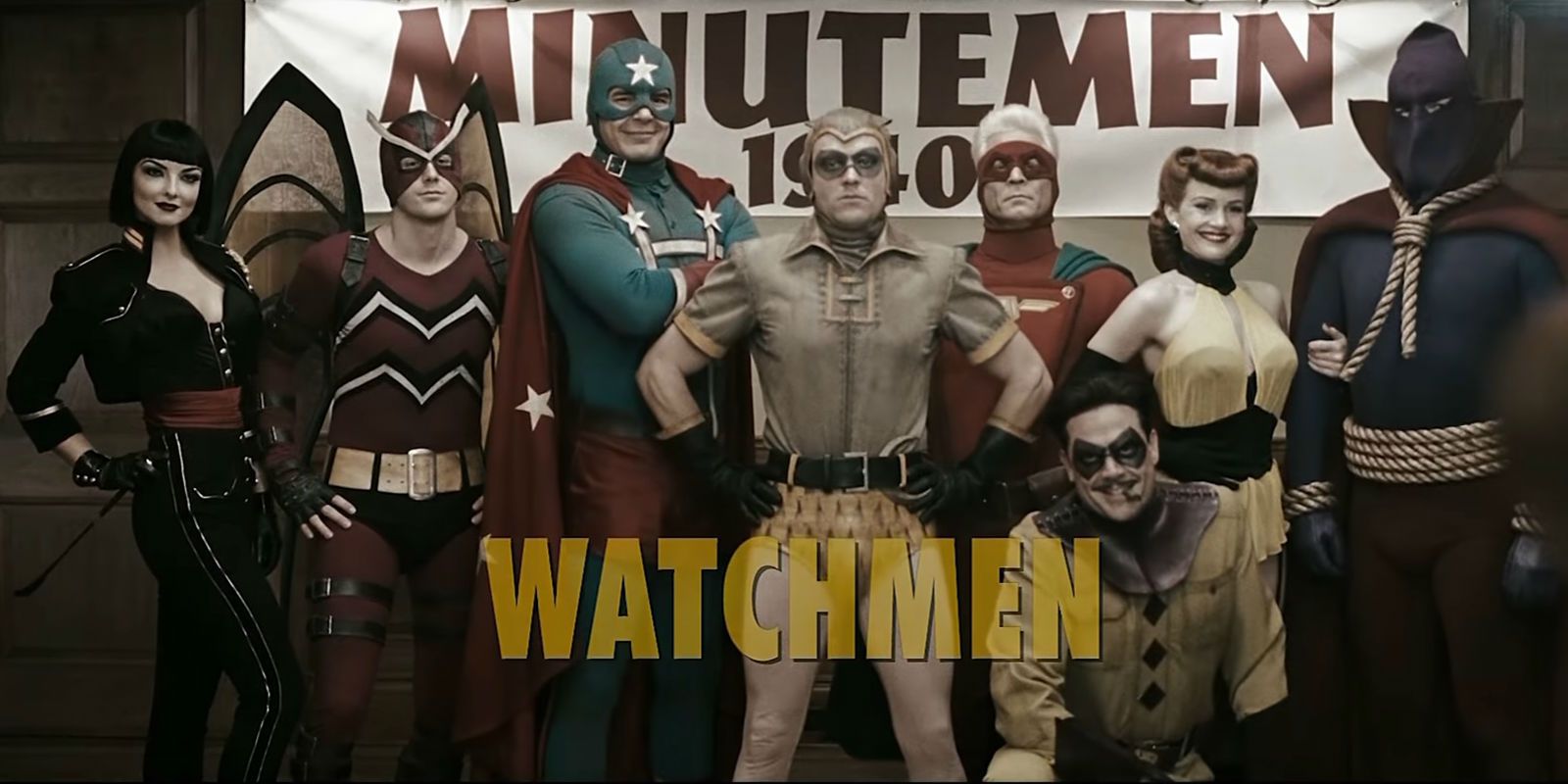 The original Watchmen posing for a picture