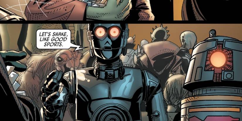 0-0-0 and BT-1 in Darth Vader Star Wars Comics