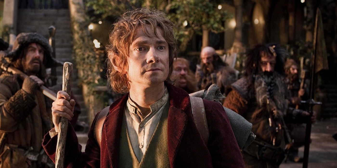 Bilbo Baggins with his team in The Hobbit: An Unexpected Journey