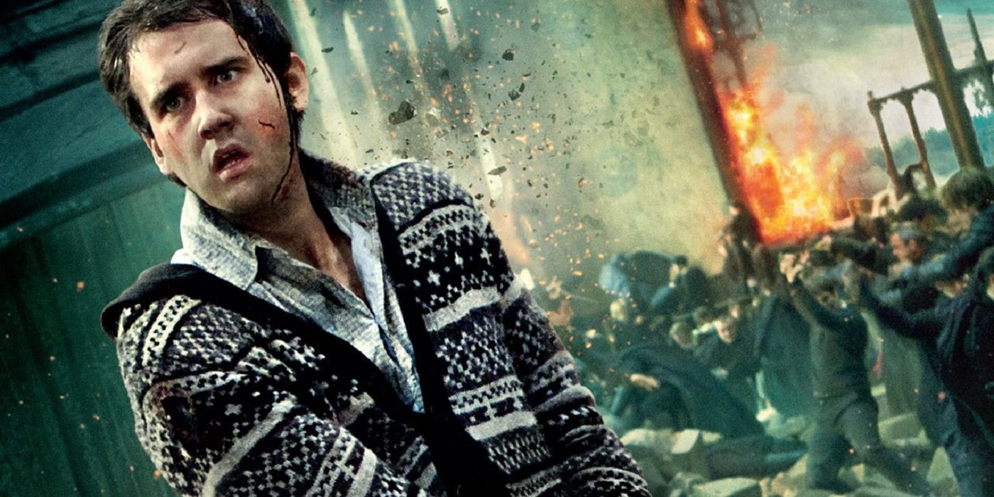 Neville Longbottom on the Harry Potter and The Deathly Hallows Part 2 poster