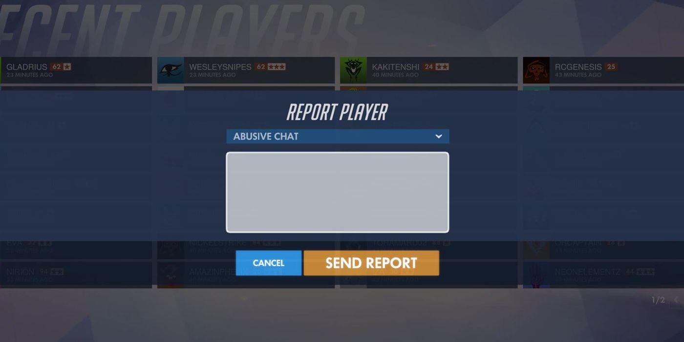 Reporting and Banning in Overwatch