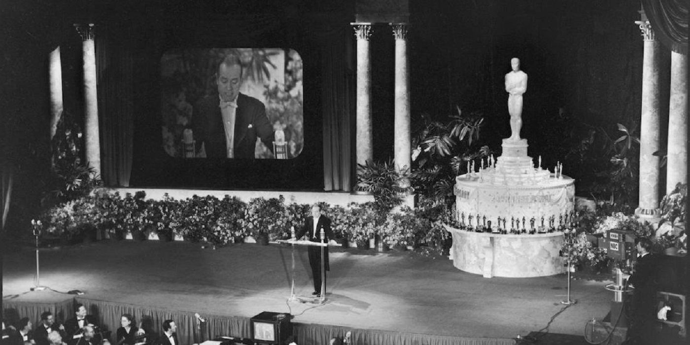 53rd Academy Awards black and white photo of ceremony.