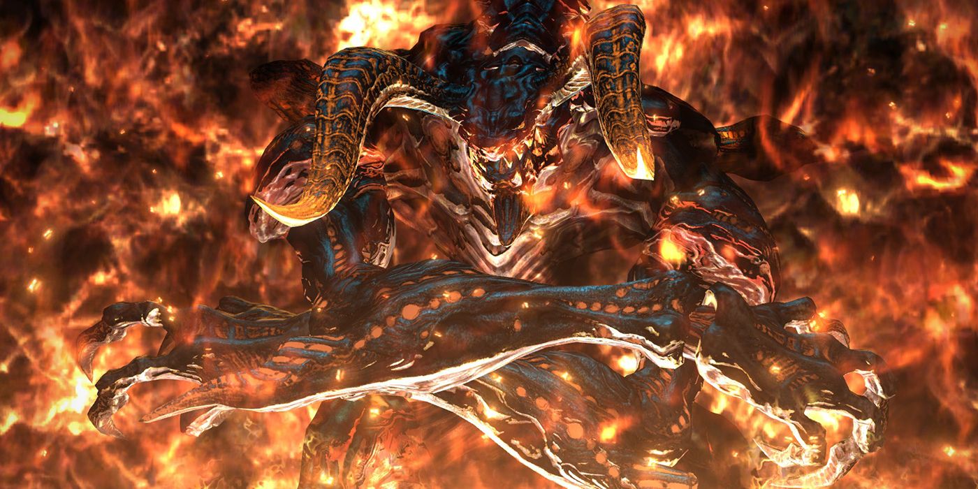 Ifrit, as he appeared in Final Fantasy XIV