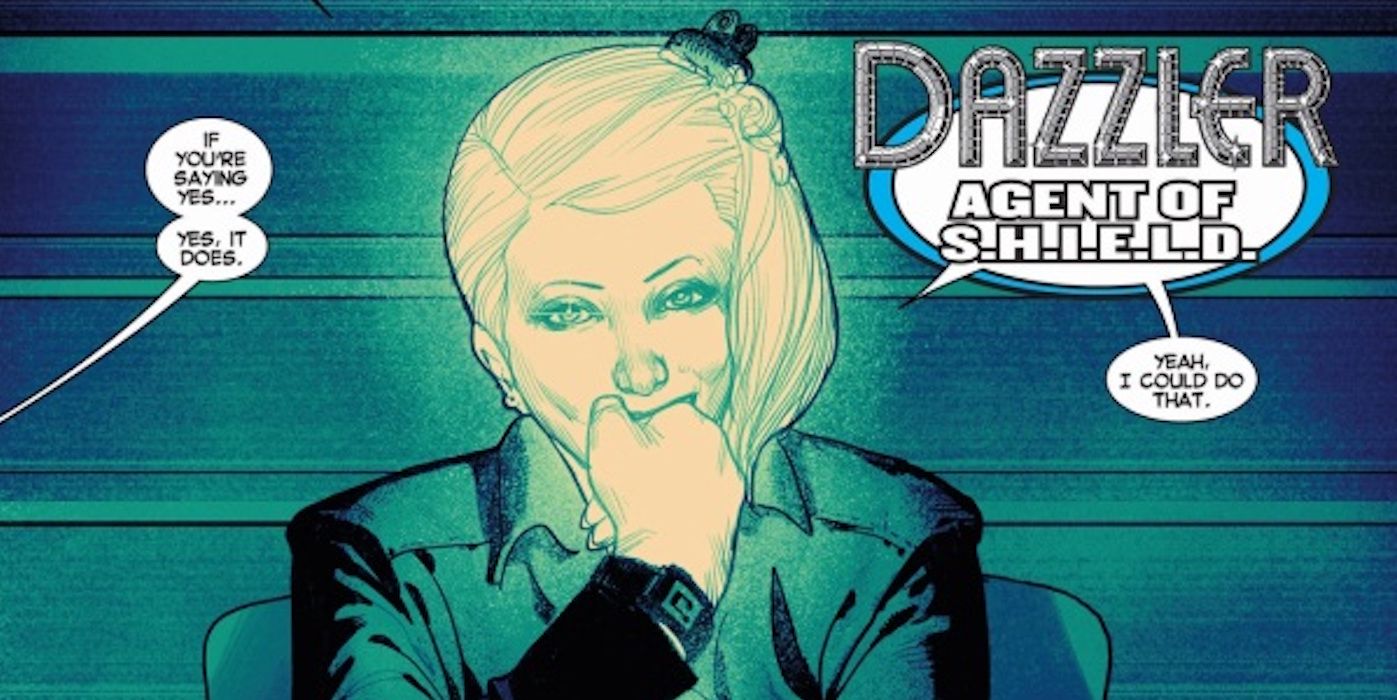 Alison Blaire, aka the mutant Dazzler as an Agent of Shield