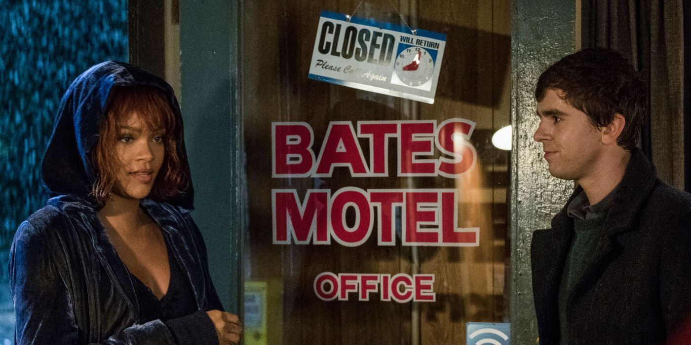 Bates Motel - Rihanna as Marion Crane with Norman Feature Cropped