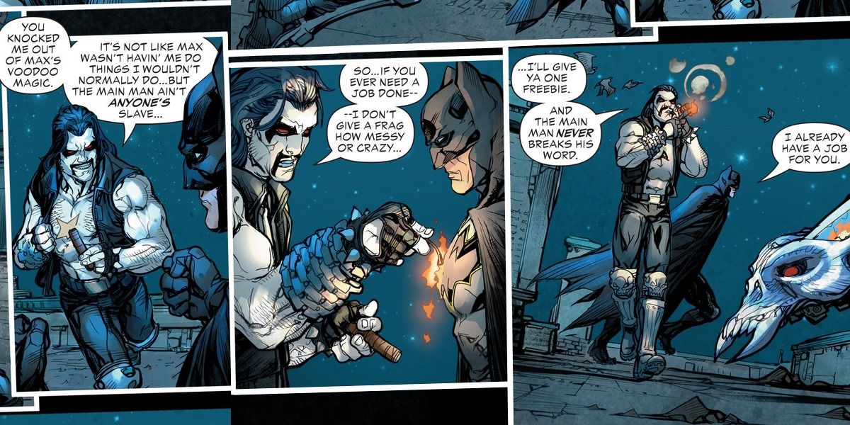 Batman Recruits Lobo Justice League