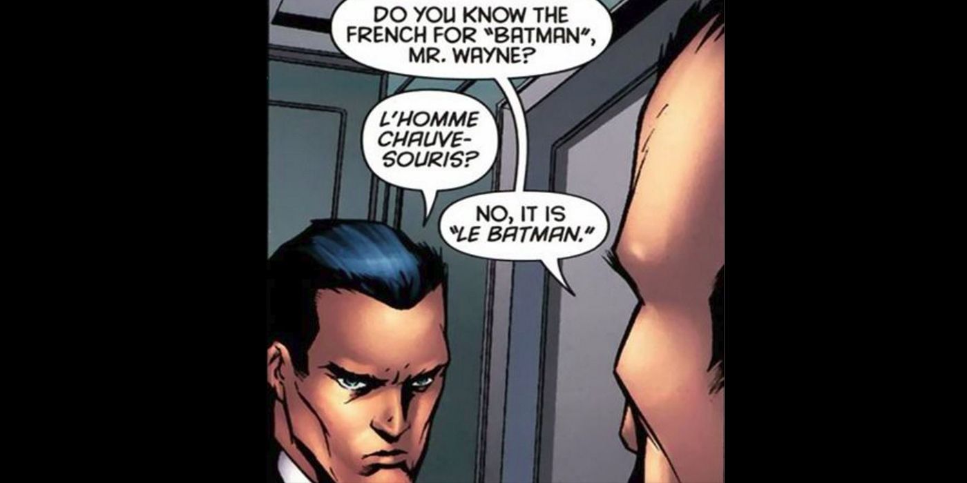 Batman Speaks French