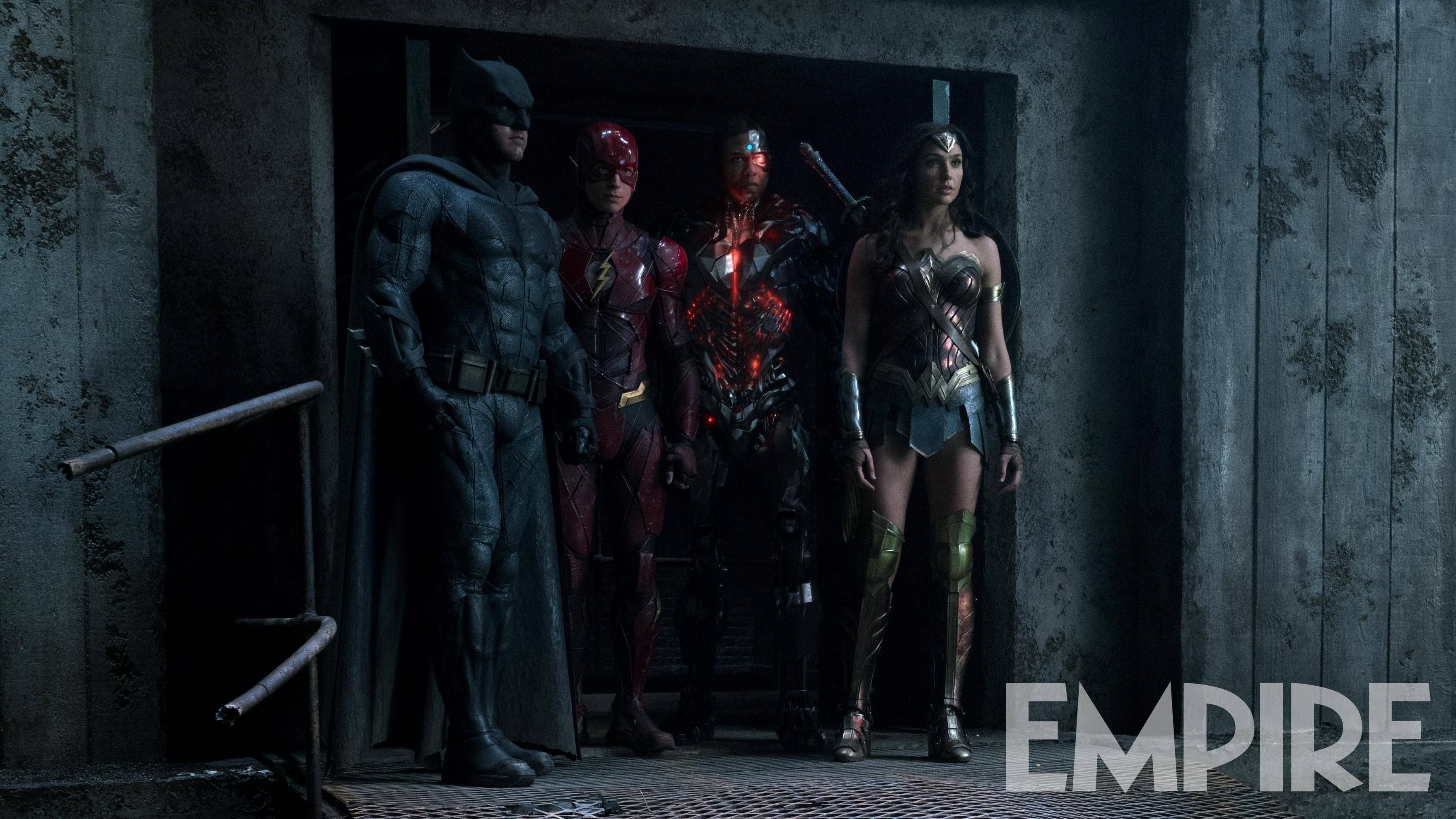Batman The Flash Cyborg Wonder Woman Justice League