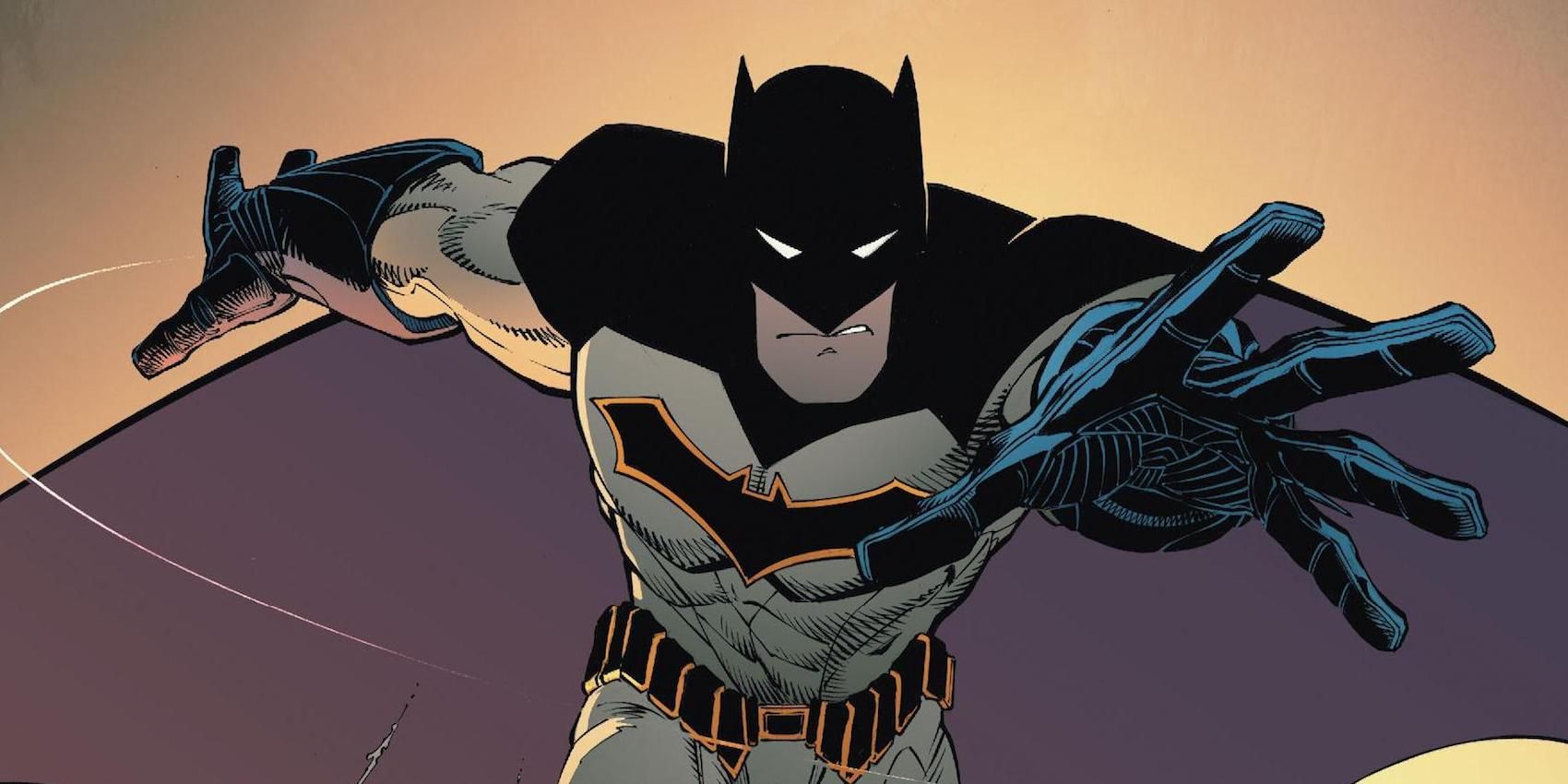 Batman's new design Batsuit from DC Rebirth comic book