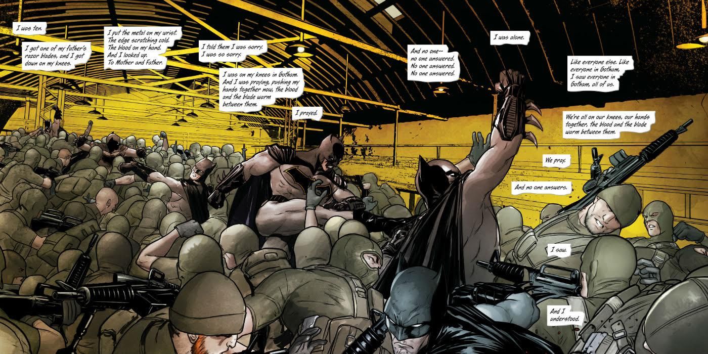 Batman's suicide confession in Batman Rebirth