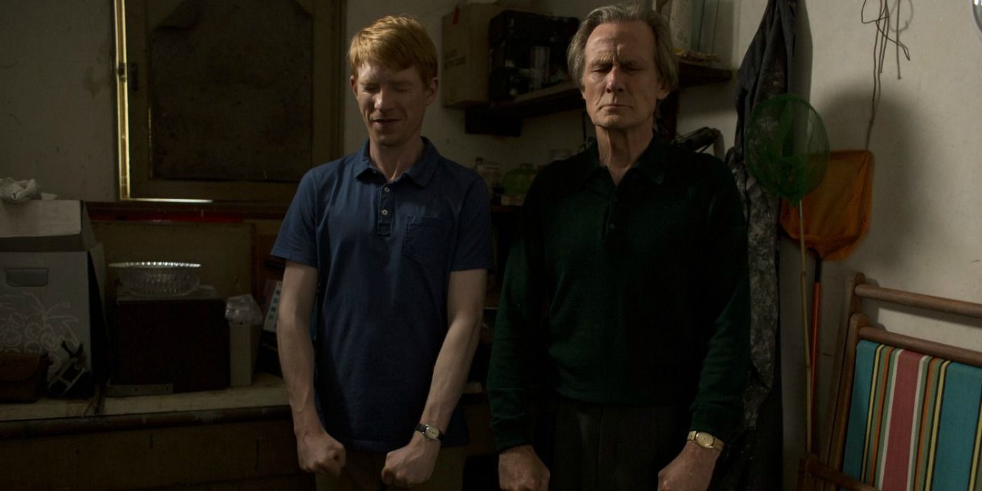 Bill Nighy and Domhnall Gleeson in About Time