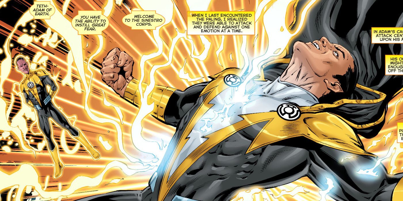 Black Adam and Sinestro