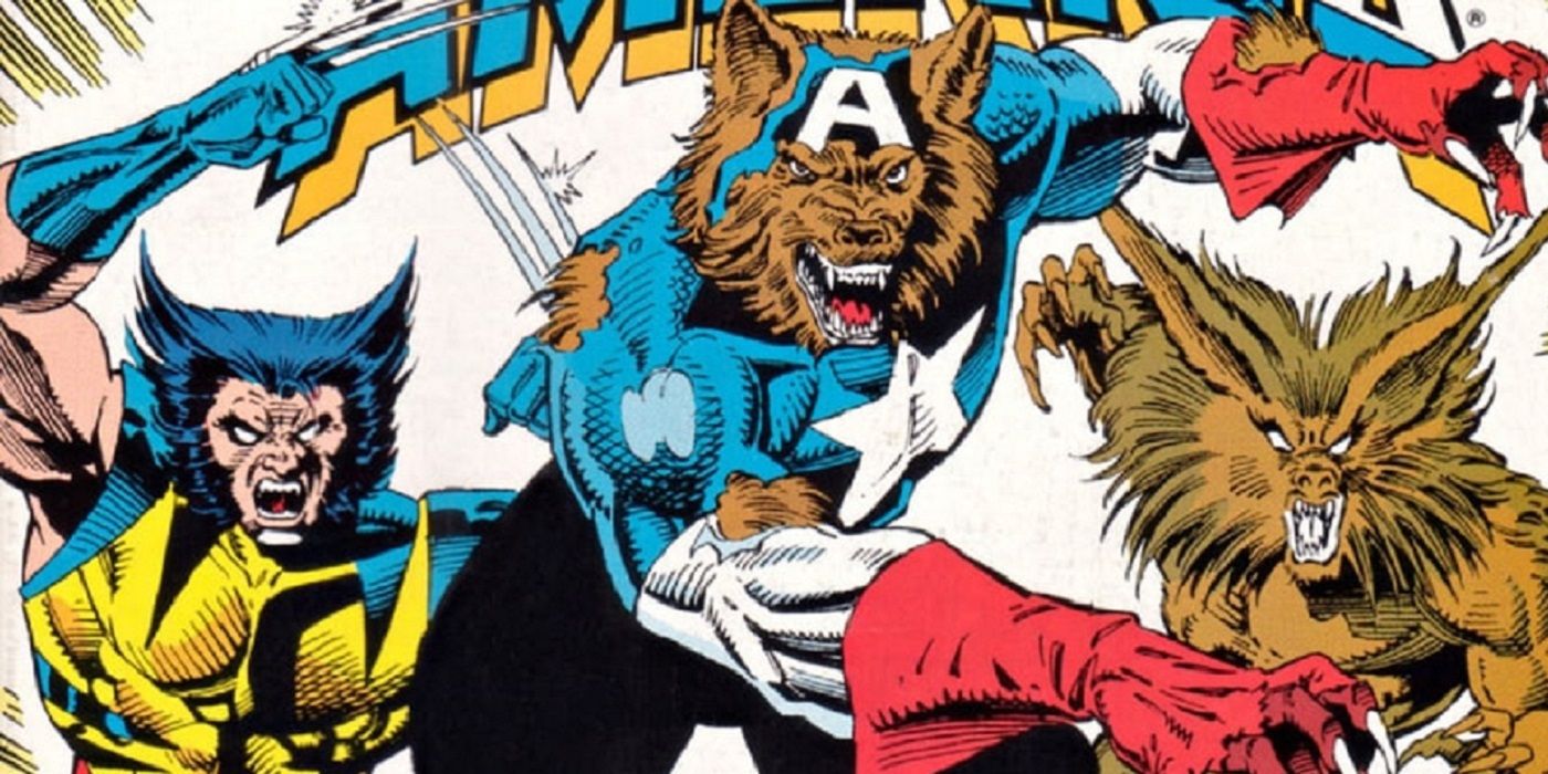 Cap Wolf fights alongside Wolverine and a Werewolf in Marvel Comics