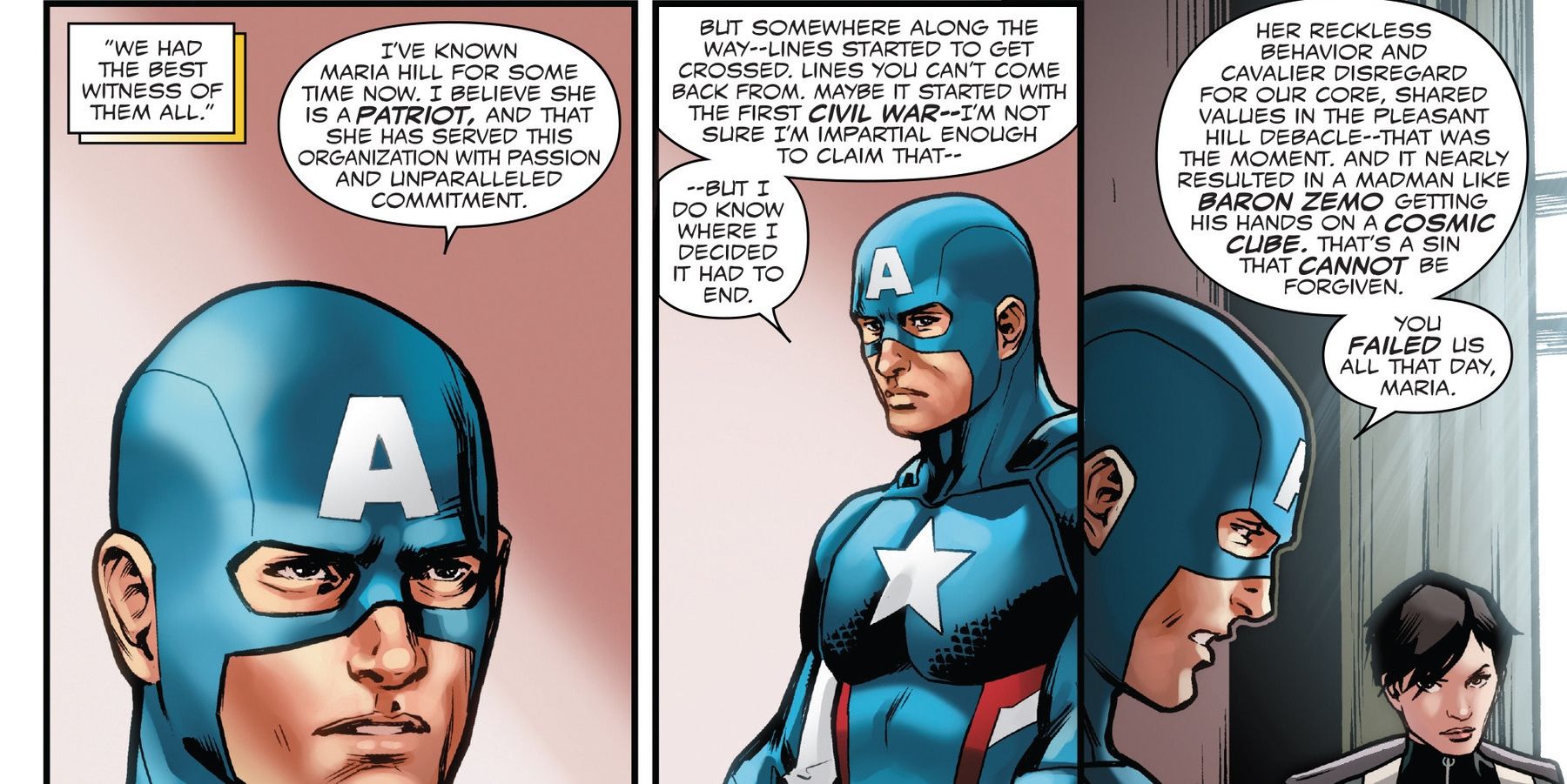 Captain America Steve Rogers 9 Cap Maria Hill Marvel
