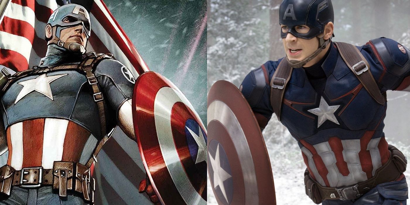 Captain America in Marvel Comics versus The Movies
