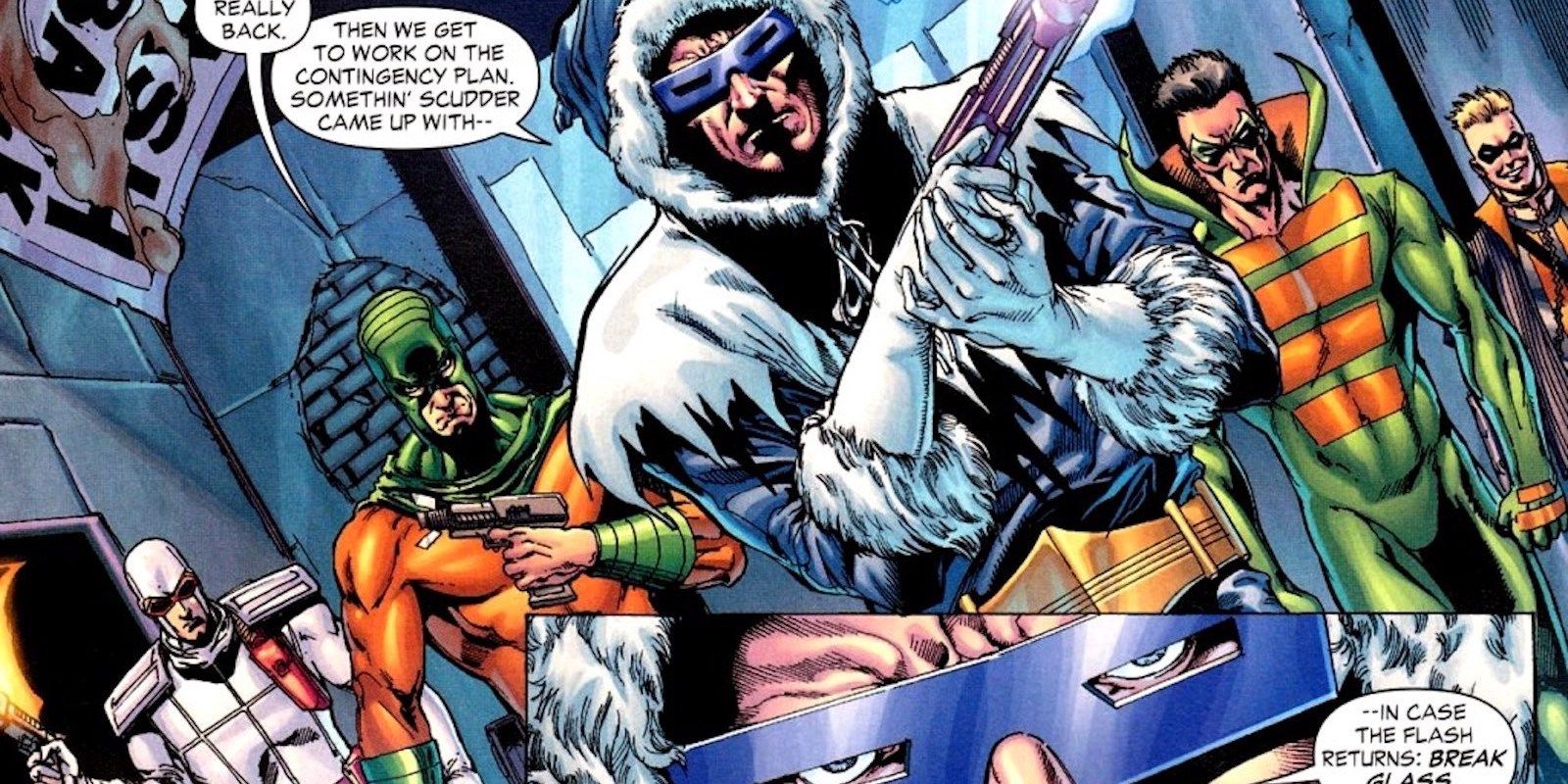 Captain Cold Rogues Gallery Supervillains With Superhero Names