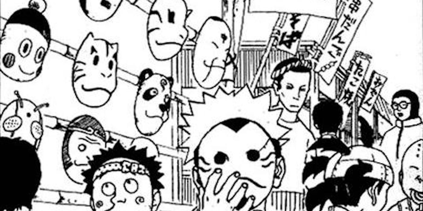 Chiaotzu Mask in Naruto Comics