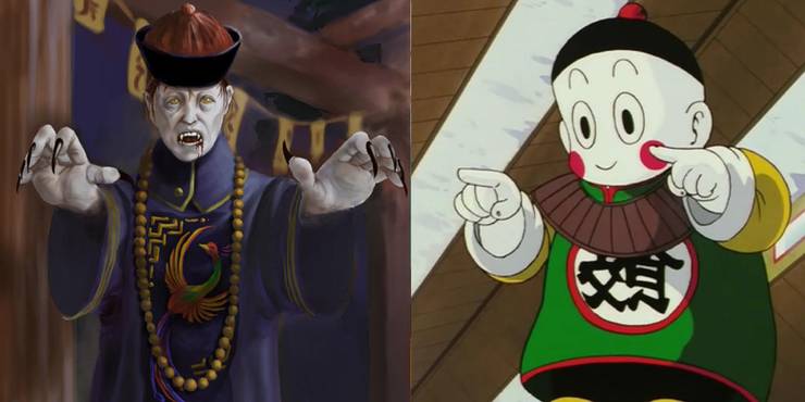 Chiaotzu de Dragon Ball Inspiré par Jiang Shi, les vampires chinois