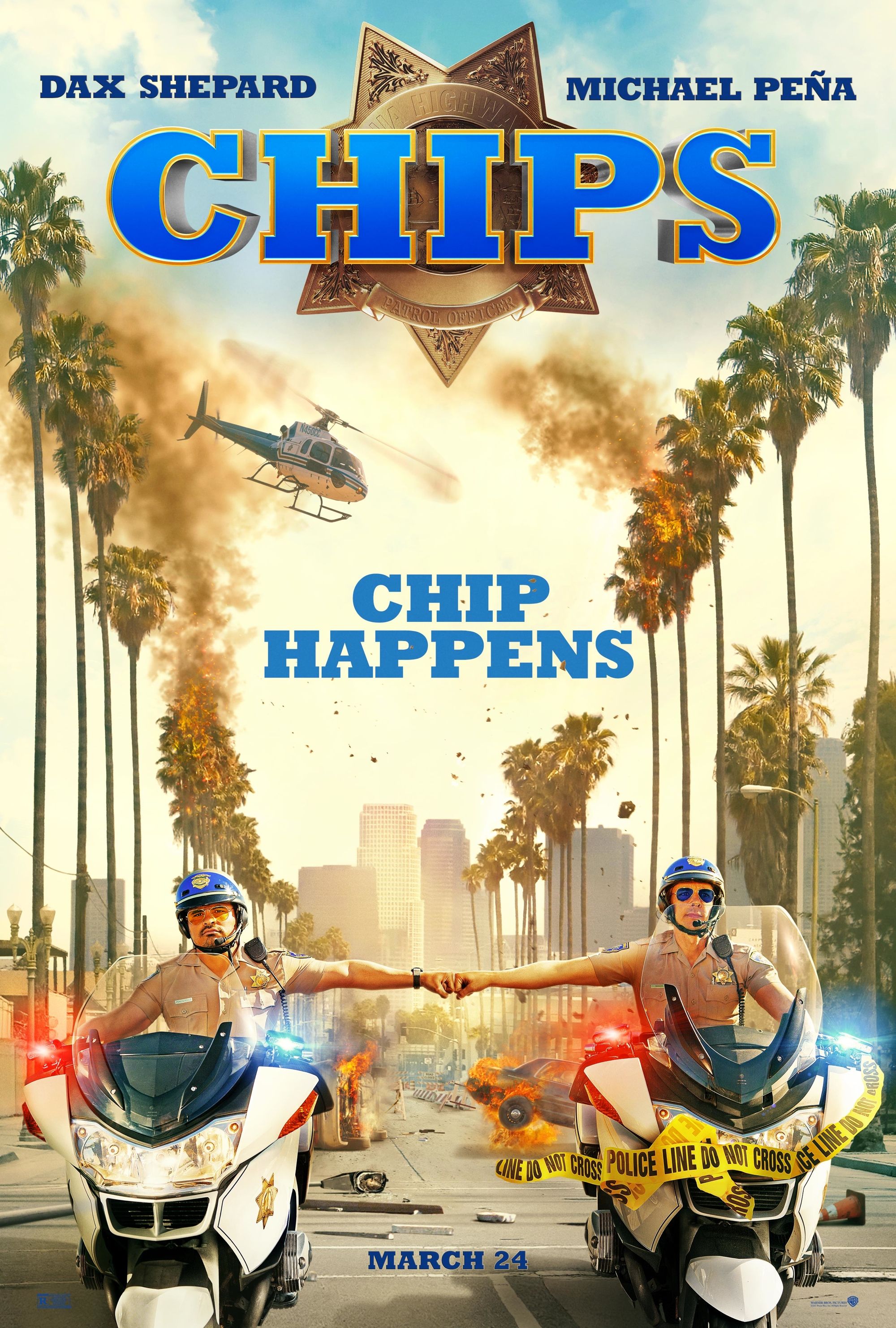Chips 2017 movie poster