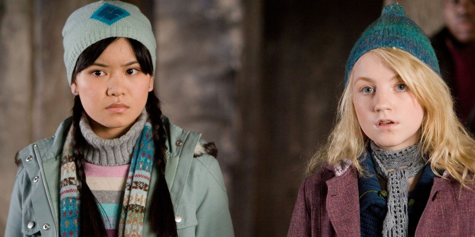 Cho Chang and Luna Lovegood of House Ravenclaw